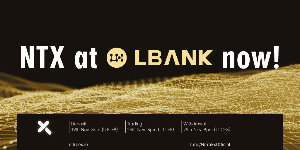 NTX Listing Festival | NTX Listed On LBank Exchange