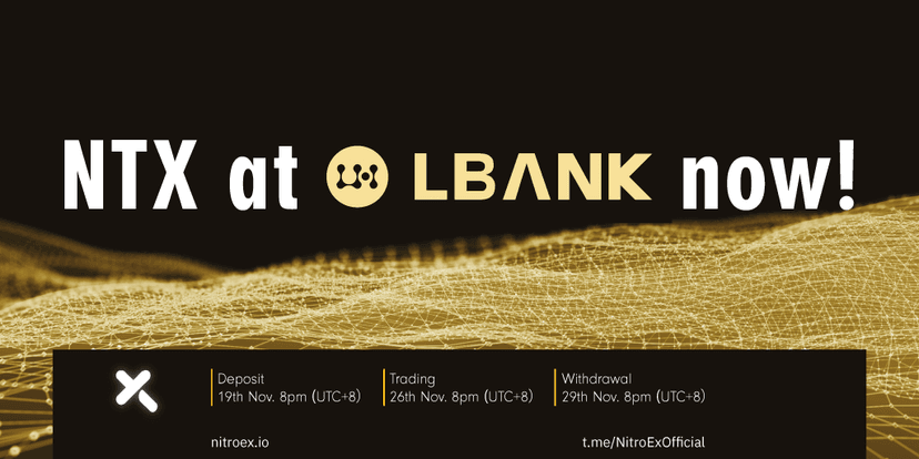NTX Listing Festival | NTX Listed On LBank Exchange